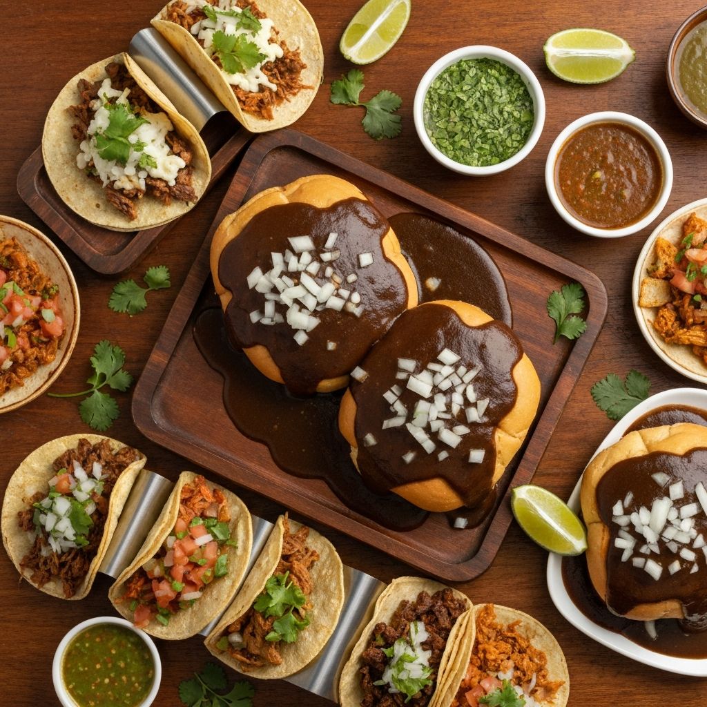 Variedad de platillos mexicanos